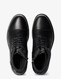 JFWALBANY LEATHER ANTHRACITE SN - Med snøre