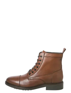 JFWWENTWORTH LEATHER BOOT LN - Med snøre