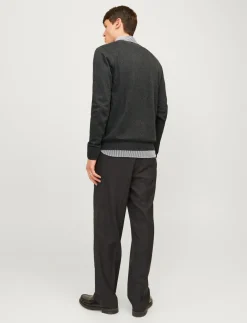 JJEBASIC KNIT V-NECK NOOS - V-hals