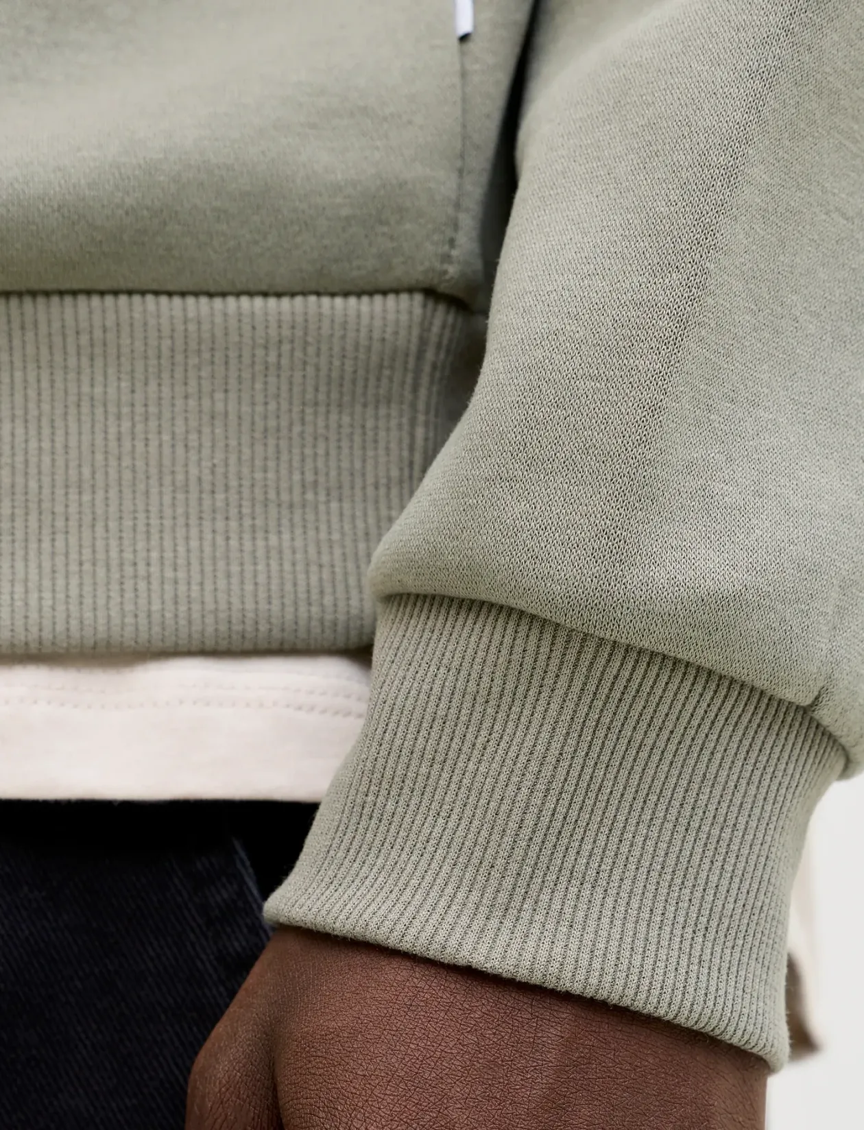 JJEBRADLEY SWEAT HALF ZIP NOOS - Sweatshirts
