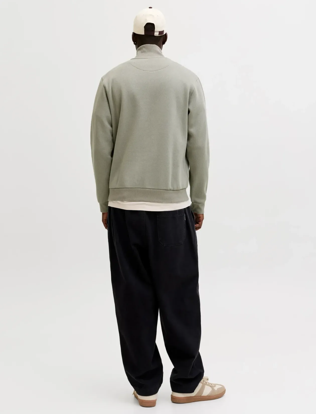 JJEBRADLEY SWEAT HALF ZIP NOOS - Sweatshirts