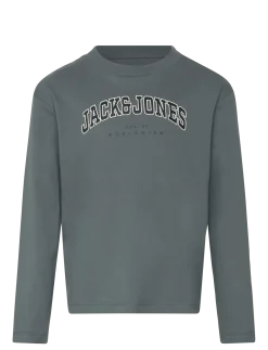 JJECALEB VARSITY TEE LS O-NECK SN MNI - Langærmede t-shirts