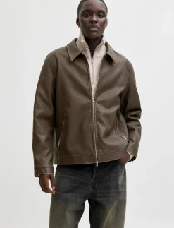 JJECASABLANCA PU JACKET NOOS - Læderjakker
