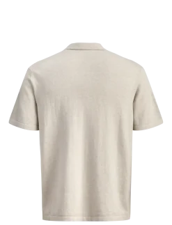 JJEEMIL KNIT ZIP POLO SS SN - Kortærmede poloer