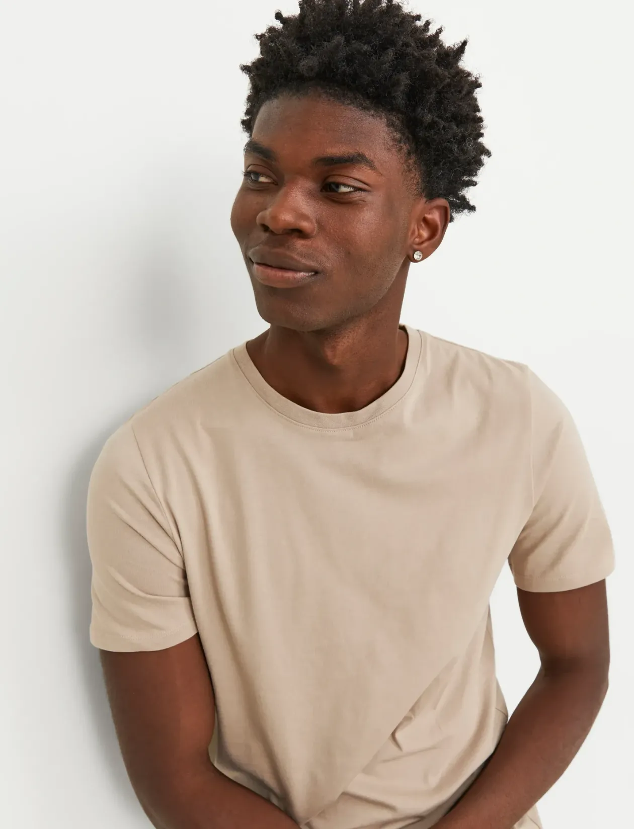 JJEORGANIC BASIC TEE SS O-NE 5PK MP NOOS - T-Shirts