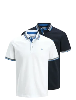 JJEPAULOS POLO SS 2PK MP NOOS - Kortærmede