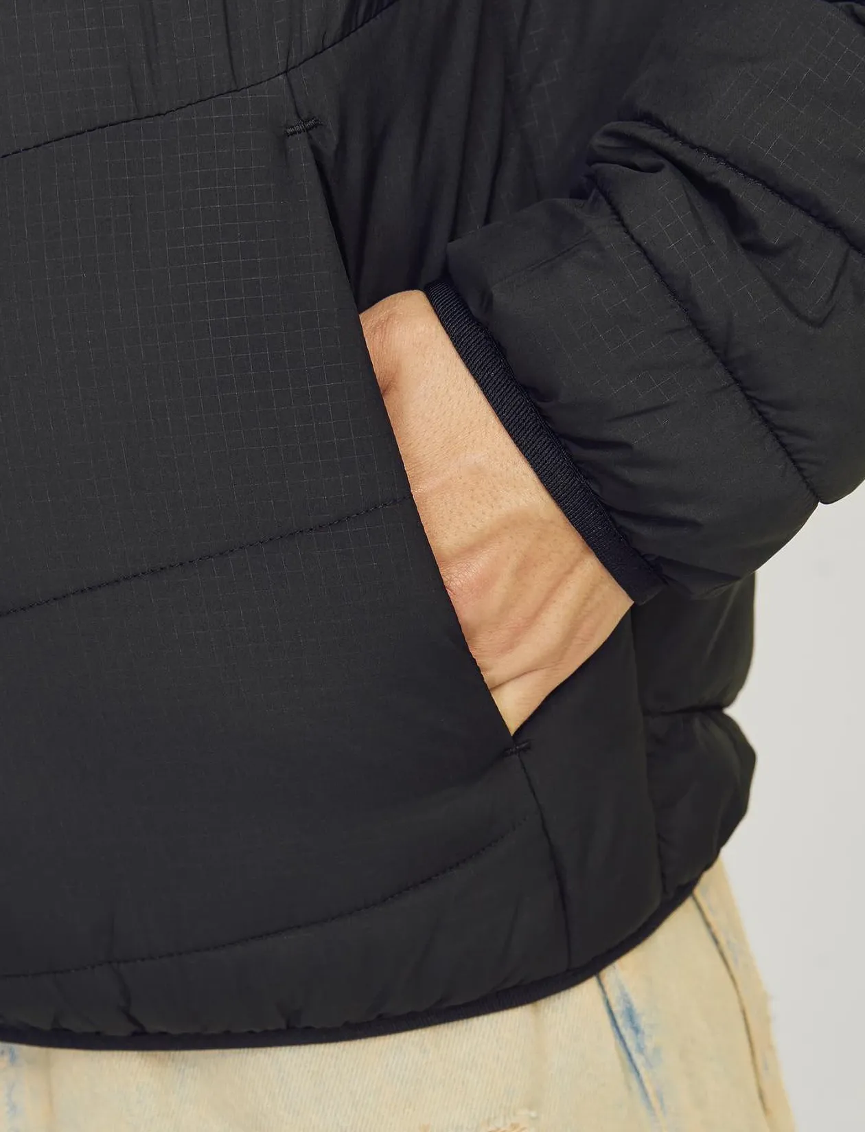 JJESTATE PACKABLE PUFFER COLLAR NOOS - Quiltede