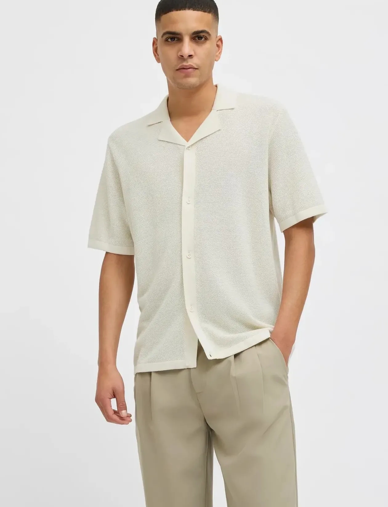 JJORION KNIT RESORT SS - Kortærmede
