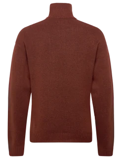 JOROLLIE KNIT HALF ZIP SN - Strik