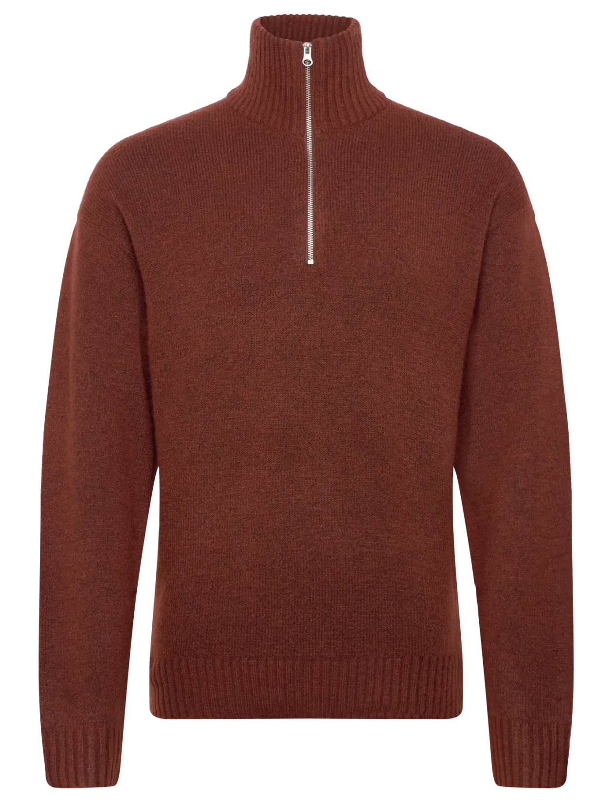 JOROLLIE KNIT HALF ZIP SN - Strik