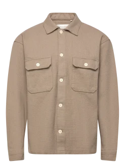 JORUPSTATE TEXTURE OVERSHIRT LS - Jakker og frakker
