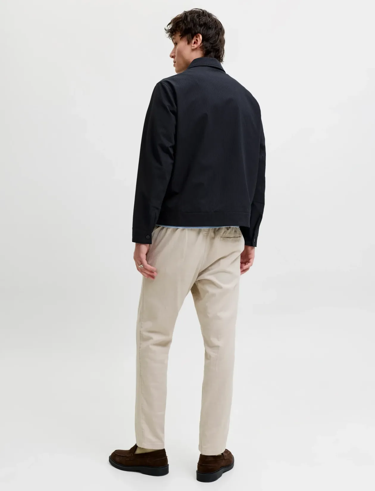 JPRBLALORENZO SEERSUCKER BLOUSON JKT - Vindjakker