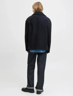JPRBLUASHER WOOL BLEND PEACOAT - Uldfrakker