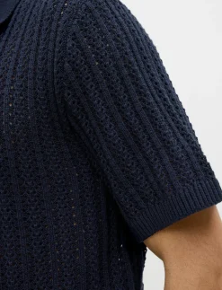 JPRCCJOEL KNIT POLO SS SN - Kortærmede poloer