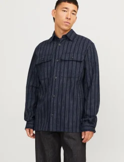 JPRCCRAYMOND SPRING STRIPE OVERSHIRT SN - Jakker og frakker
