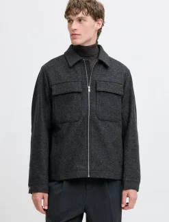 JPRCCRUSSEL WOOL BLEND JACKET SN - Uldjakker