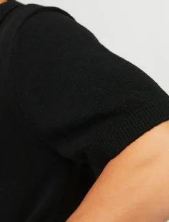 JPRCCWILDER KNIT SPLIT NECK - Kortærmede poloer