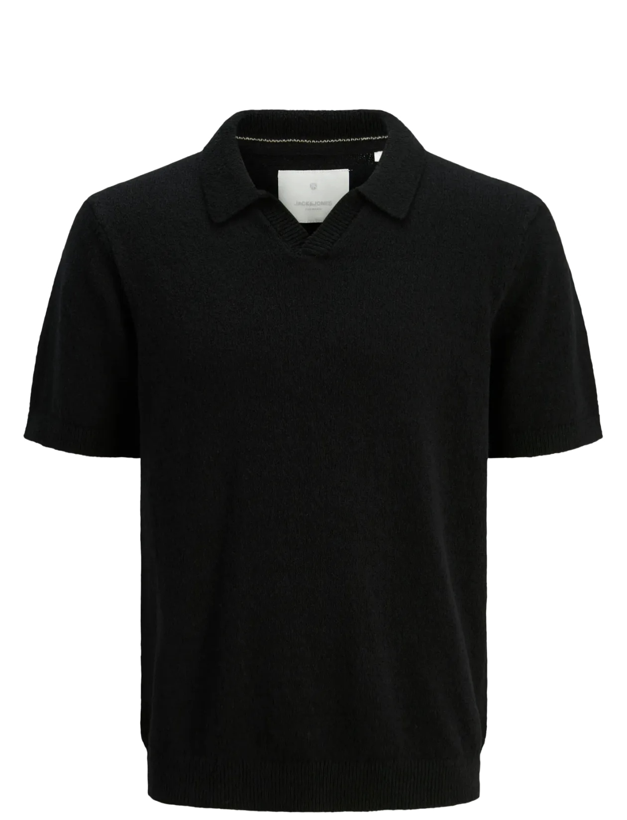 JPRCCWILDER KNIT SPLIT NECK - Kortærmede poloer