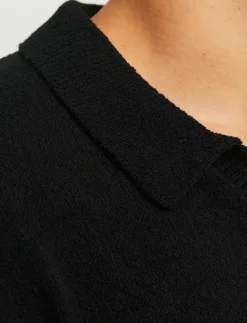 JPRCCWILDER KNIT SPLIT NECK - Kortærmede poloer
