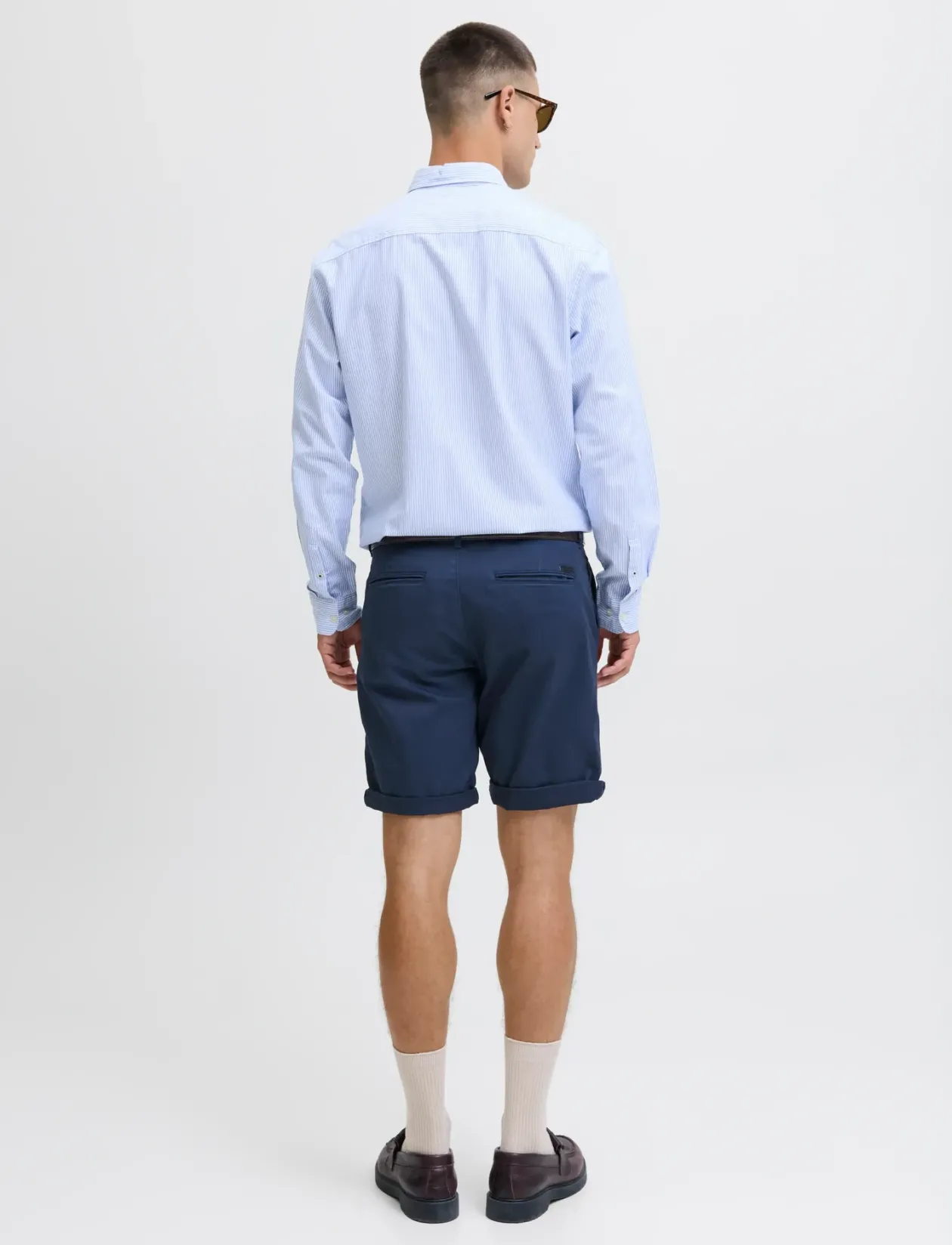 JPSTBOWIE SHORTS SOLID REG SN - Chinos shorts
