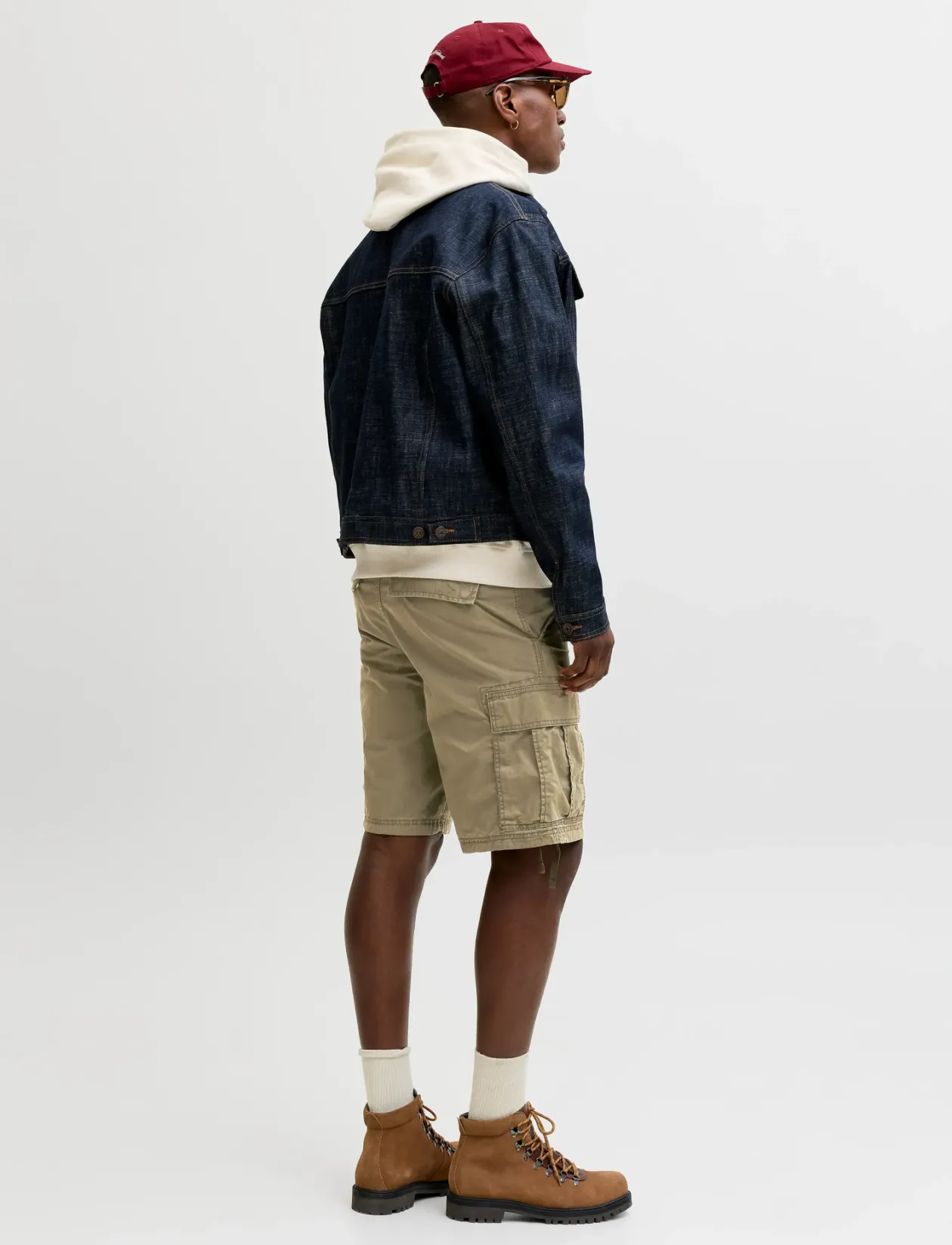 JPSTCOLE FRANK CARGO SHORTS MID SN - Cargo shorts