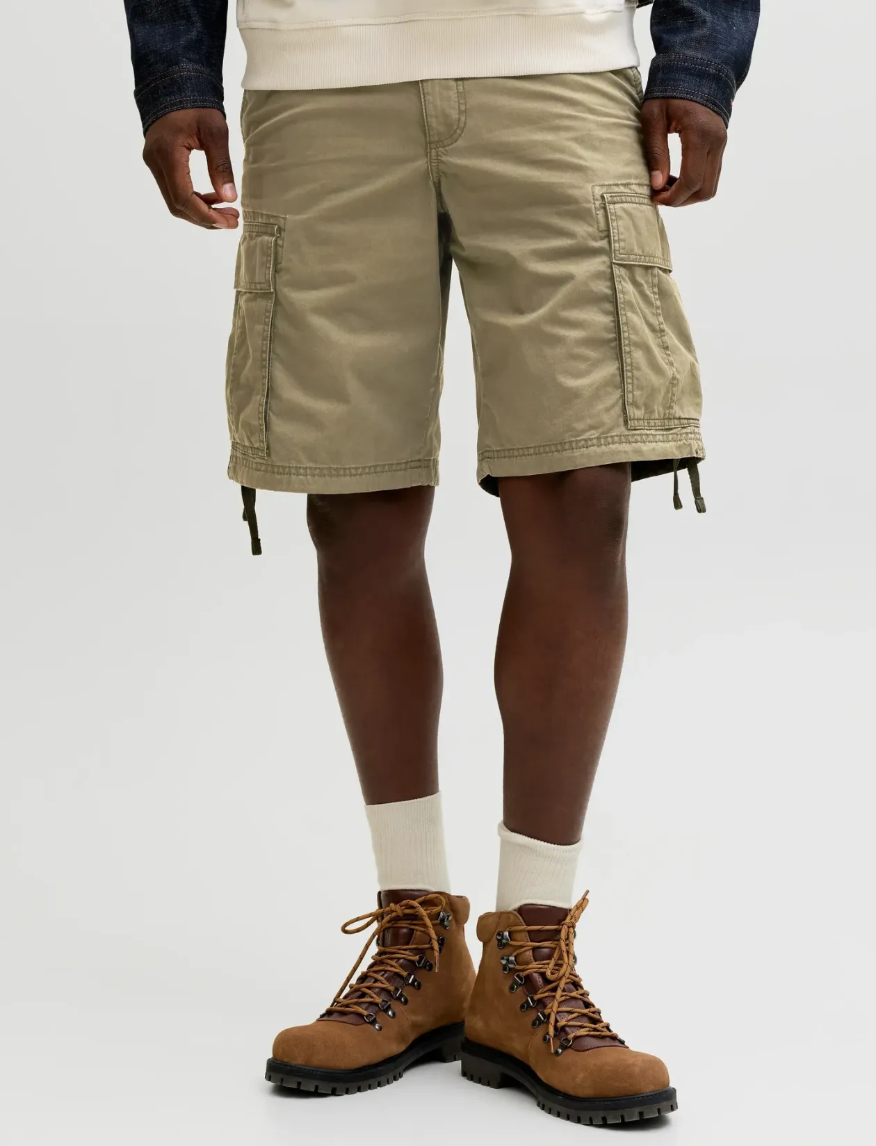 JPSTCOLE FRANK CARGO SHORTS MID SN - Cargo shorts