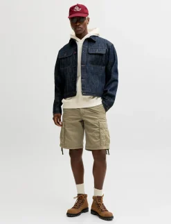JPSTCOLE FRANK CARGO SHORTS MID SN - Cargo shorts