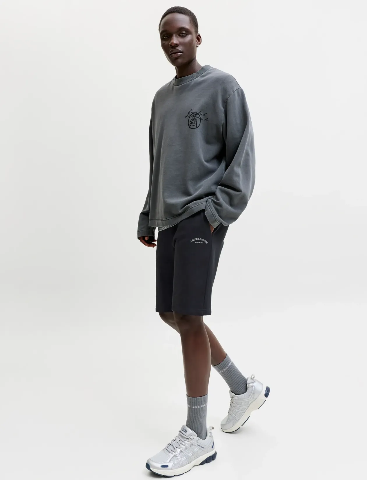 JPSTGORDON COLLEGE SWEAT SHORTS MID - Shorts