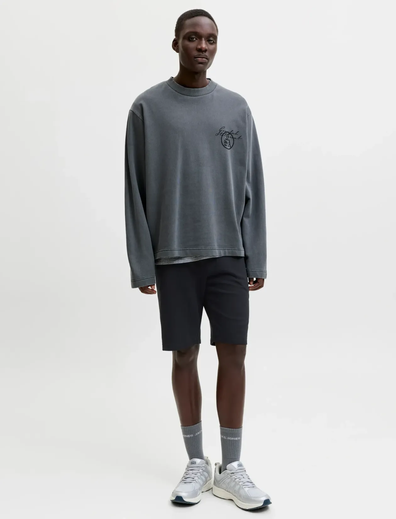 JPSTGORDON COLLEGE SWEAT SHORTS MID - Shorts