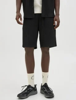 JPSTKARL INTERLUDE PLISSE SHORTS MID - Shorts