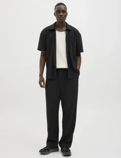 JPSTKARL INTERLUDE PLISSE SWEAT PANTS - Sweatpants