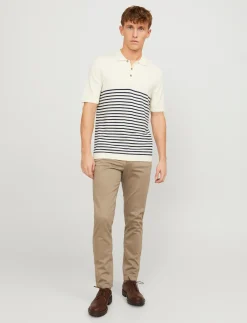 JPSTMARCO BOWIE SA BEIGE NOOS - Chinos