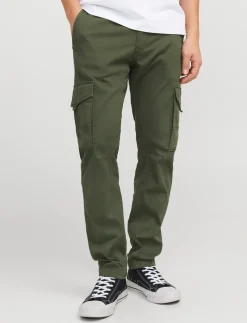 JPSTPAUL FLAKE CARGO OLIVE NIGHT NOOS - Cargobukser