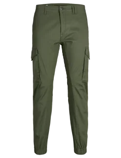 JPSTPAUL FLAKE CARGO OLIVE NIGHT NOOS - Cargobukser