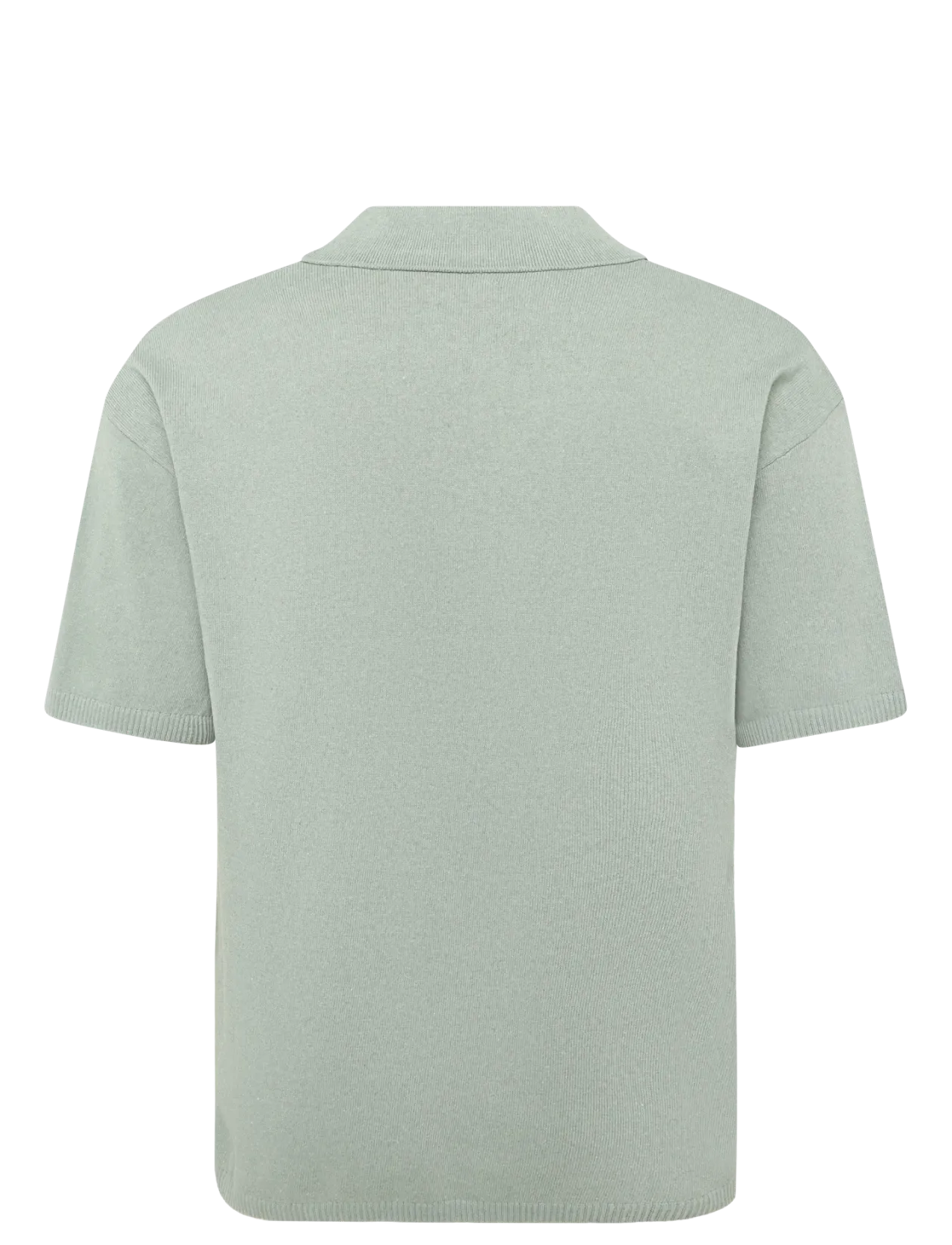 JREBCALLUM KNIT SPLIT NECK - Kortærmede poloer