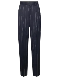 Julie Pinstripe Trousers - Bukser med lige ben