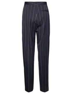Julie Pinstripe Trousers - Bukser med lige ben