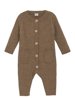 Jumpsuit - Knitted - Langærmede