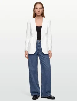 Juno collarless suit blazer - Enkeltradede blazere