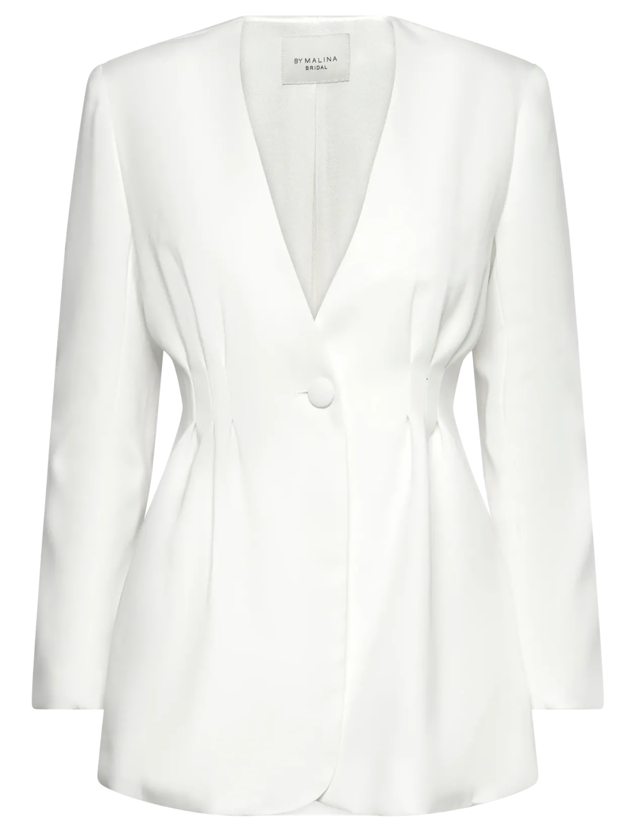 Juno collarless suit blazer - Enkeltradede blazere