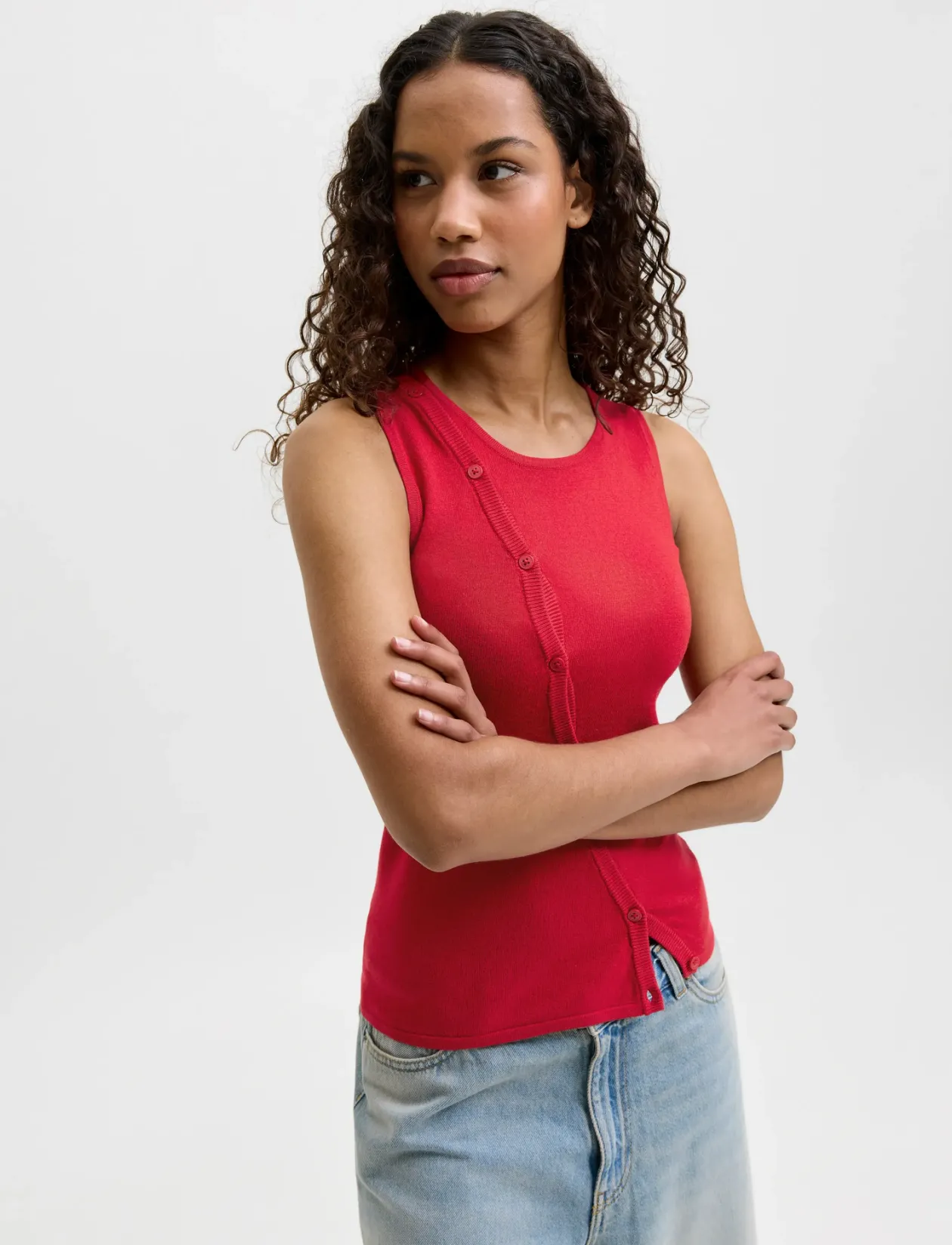JXAMBER COMFY TOP KNIT LN - Strik