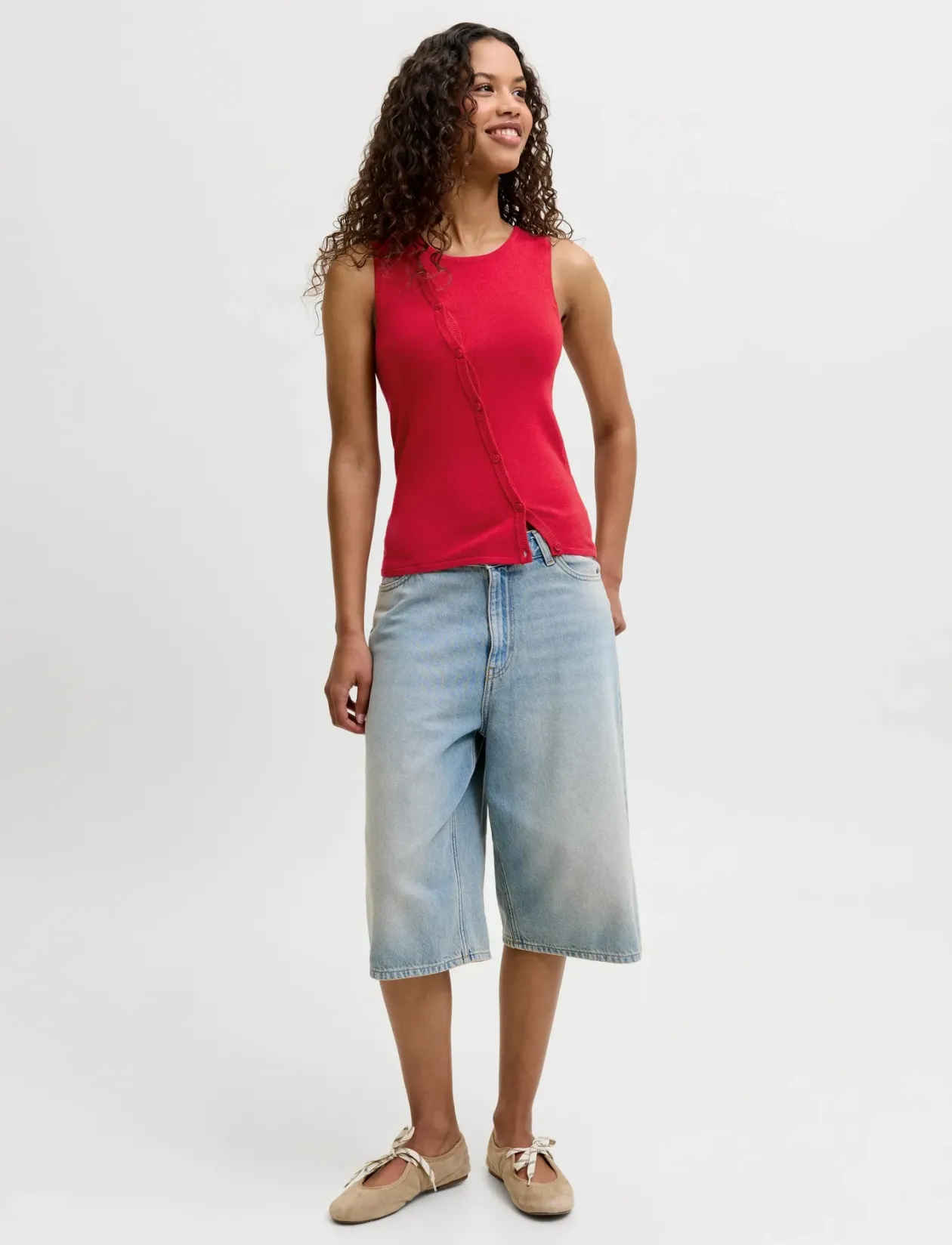 JXAMBER COMFY TOP KNIT LN - Strik