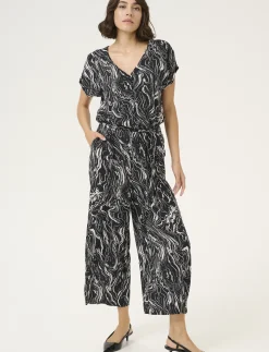 KAmira Plain Weave Jumpsuit Printed - Buksedragter