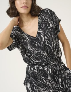 KAmira Plain Weave Jumpsuit Printed - Buksedragter