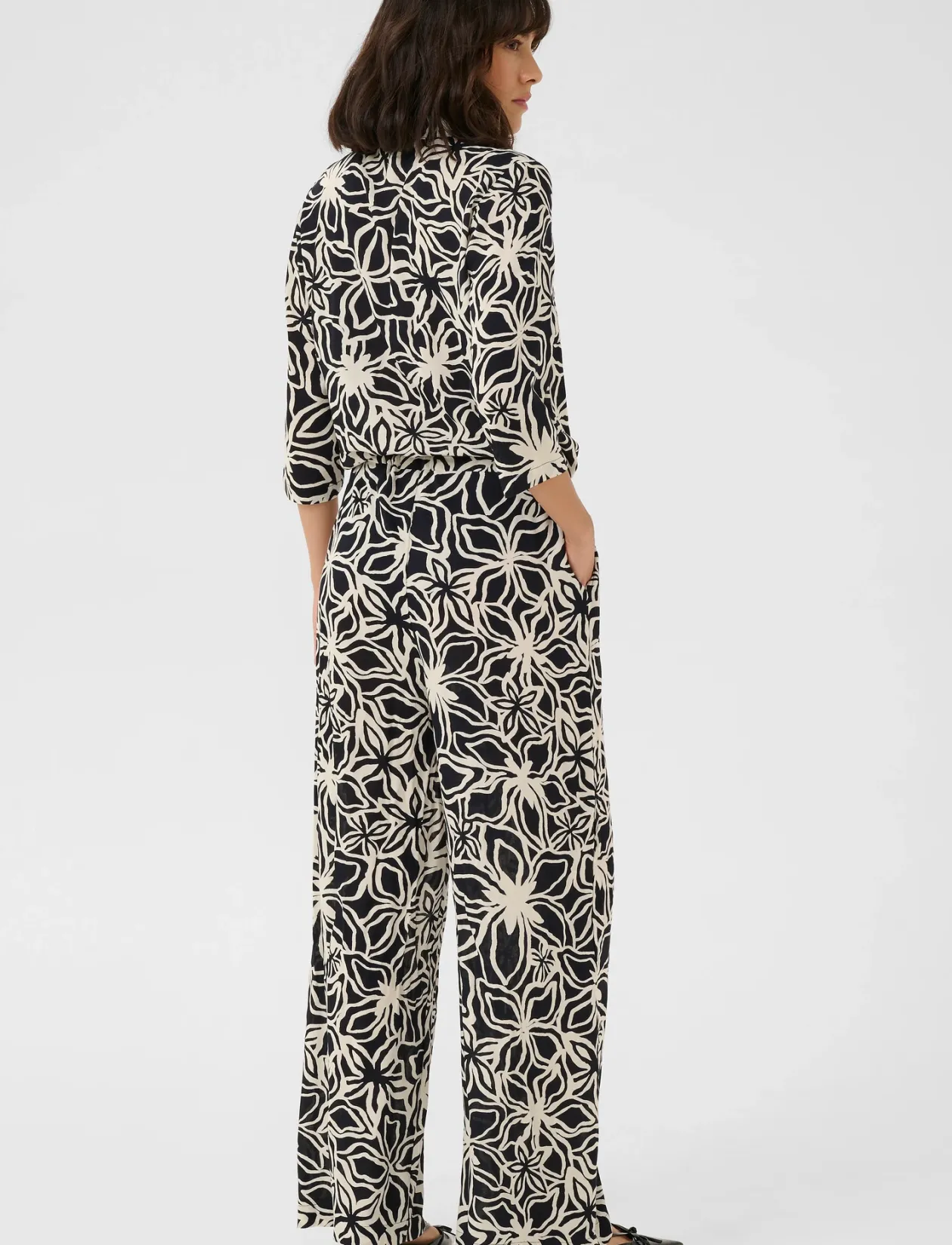 KAsanne Plain Weave Jumpsuit Printe - Buksedragter