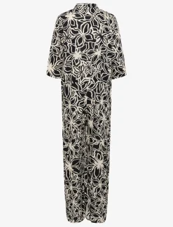 KAsanne Plain Weave Jumpsuit Printe - Buksedragter