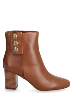 Kennedi Calfskin Bootie Heel - Ankelstøvler med hæl