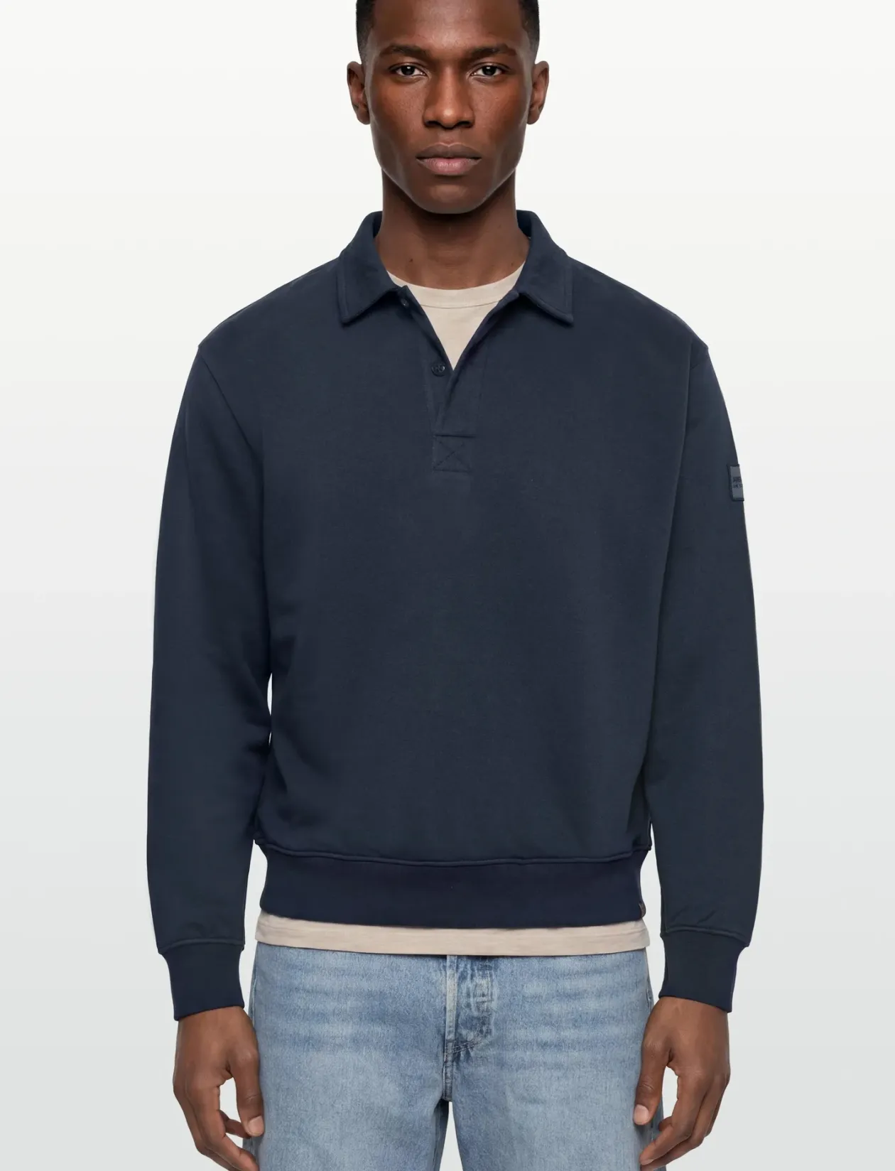 KESISI SWEAT POLO - Langærmede
