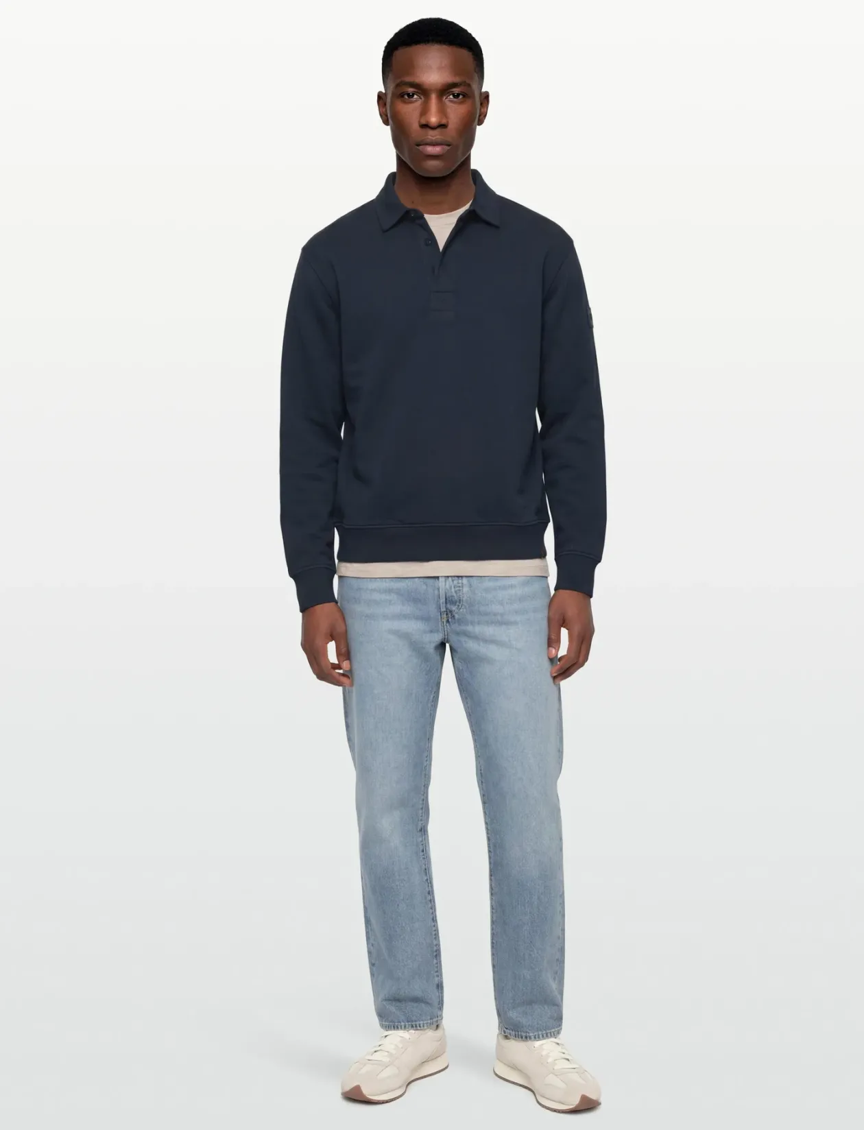 KESISI SWEAT POLO - Langærmede