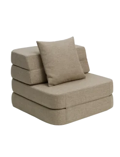 KK 3 Fold Sofa Single - Sand w. Sand - Sofa
